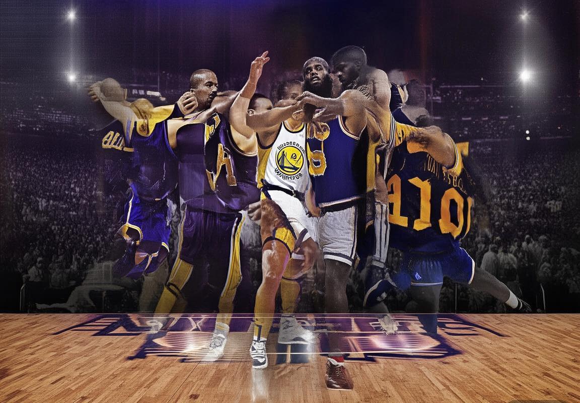 76人与湖人巅峰对决：历史与现实交汇的篮球传奇(图2)